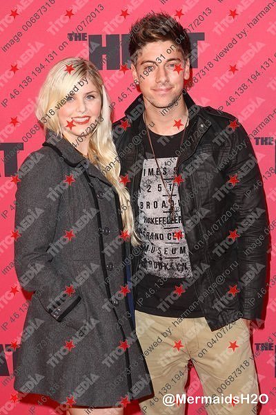 Amy Ruffle & Lincoln Younes - The Heat premiere