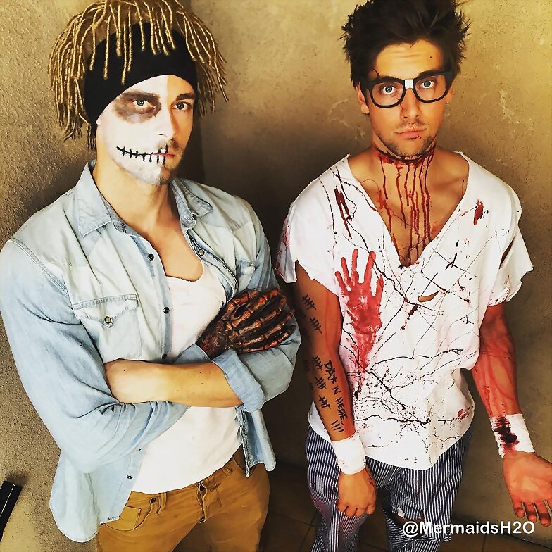 Luke Mitchell & Lincoln Younes - Halloween 2015