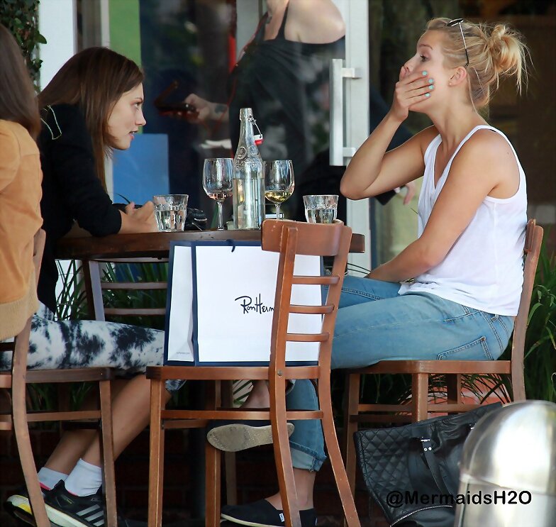 Phoebe Tonkin & Claire Holt at Fred Segal Apr 2013