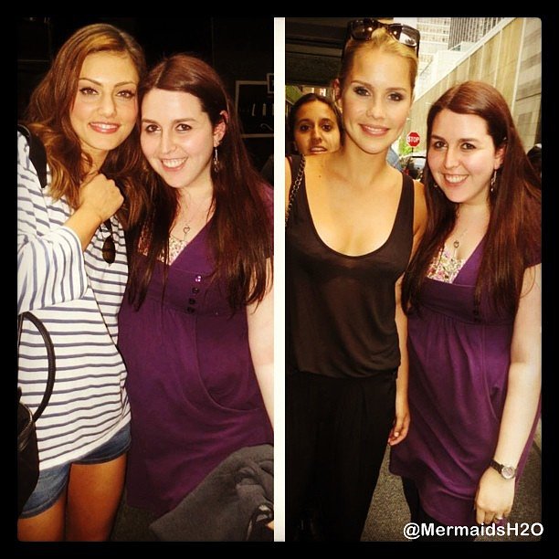Phoebe & Claire- CW Upfronts in NYC (May 16, 2013)