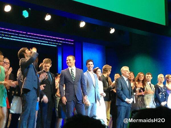 Phoebe & Claire- CW Upfronts in NYC (May 16, 2013)