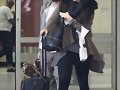 Claire Holt arrive in New Orleans (March 2013)