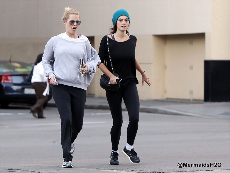 Claire Holt & Phoebe Tonkin in New Orleans 2013
