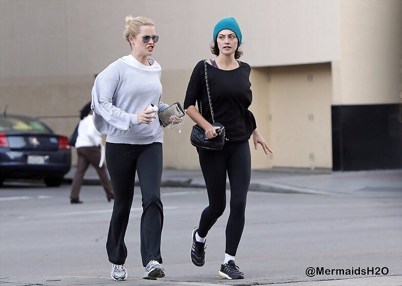 Claire Holt & Phoebe Tonkin in New Orleans 2013