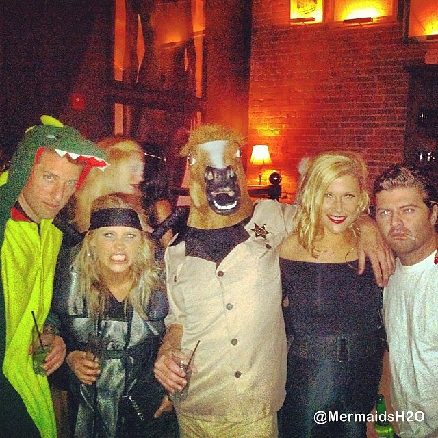 Claire Holt -Matthew Morrison Halloween Party 2013