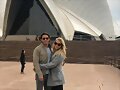 Claire Holt con su novio Andrew Joblon en Sydney