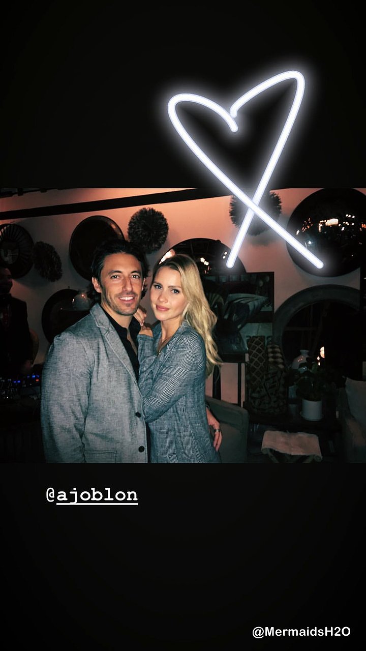 Claire Holt y su prometido Andrew Joblon | 2018
