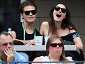 Phoebe Tonkin &amp; Paul Wesley en US Open, Aug 2014