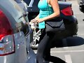 Claire Holt saliendo del gym en LA, Aug 26, 2014