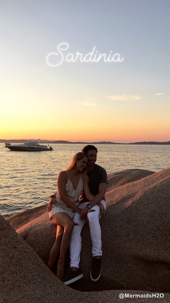 Claire Holt y Andrew Joblon en Italia | July 2018