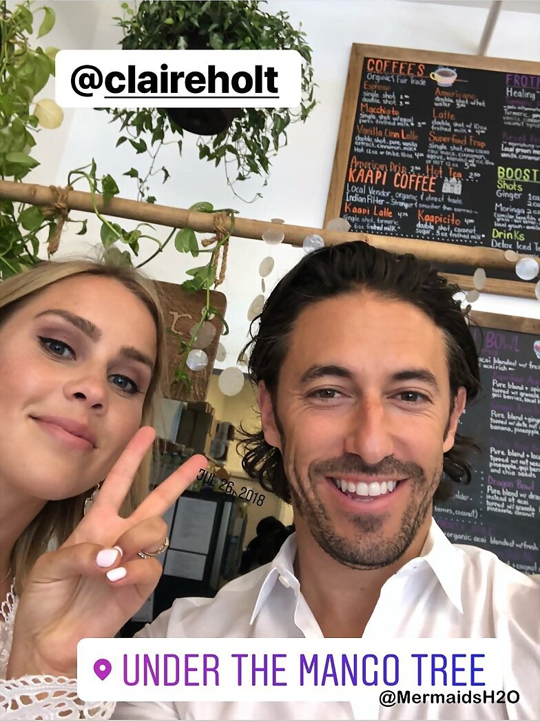 Claire Holt y Andrew Joblon | July 2018