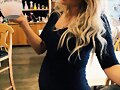 Claire Holt durante su embarazo | Oct 2018