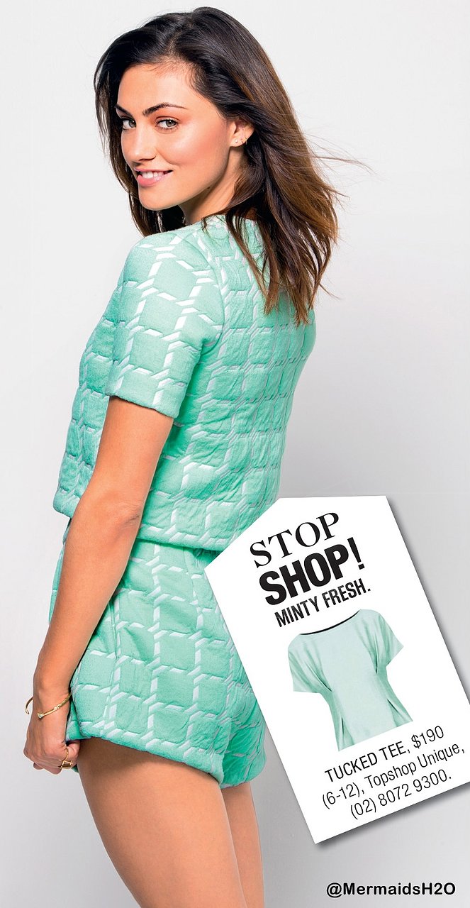 Phoebe Tonkin photoshoot Shop Till You Drop 2014
