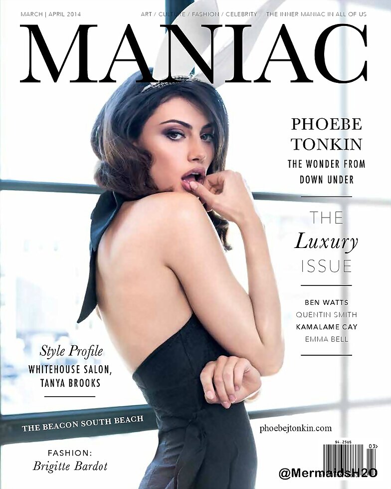 Phoebe Tonkin photoshoot Maniac Magazine 2014