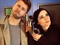 Luke Mitchell en el set de Blindspot S3