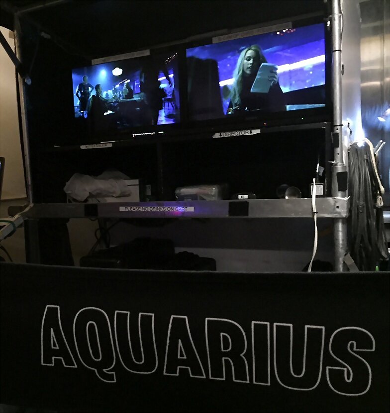 Claire Holt bts season 2 en la serie Aquarius