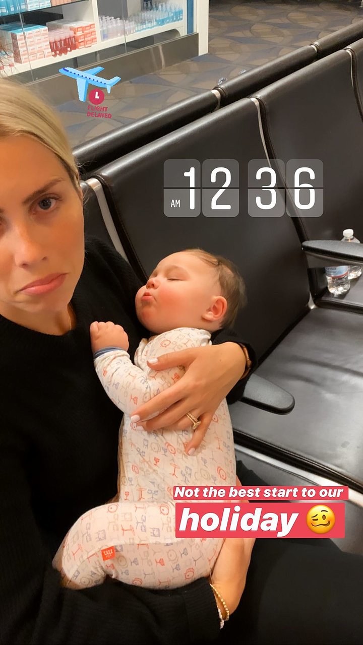 Claire Holt con su hijo James Holt Joblon | 2019