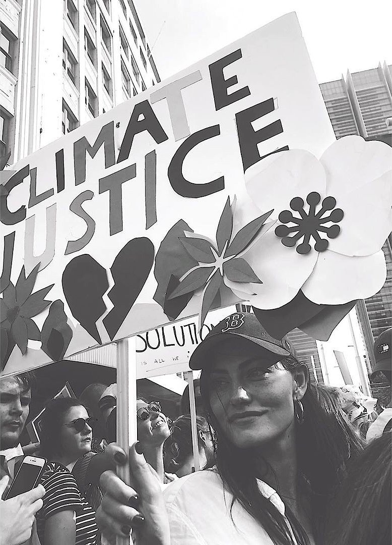Phoebe Tonkin -Climate Change march | Jan 10, 2020