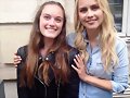 Claire Holt con fans en Paris, Francia, May 2016