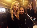 Claire Holt con fans en Paris, Francia, May 2016