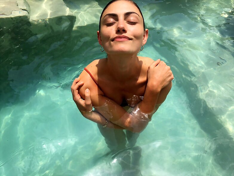 Phoebe Tonkin Matteau Swim & Vogue Australia 2016