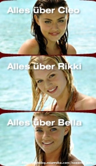 Cleo Rikki y Bella en el agua!