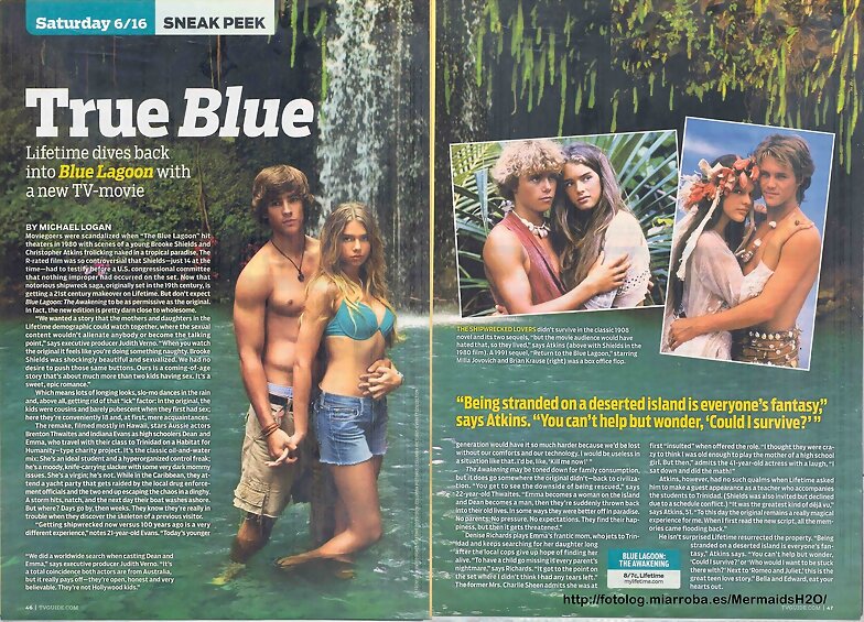 Scans de TV Guide: Blue Lagoon (Junio 2012)