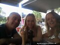 Cleo Massey con su familia