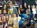 Luke Mitchell y su novia en un concierto Taylor Sw