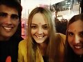 Cleo Massey con amigos