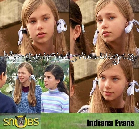 Indiana Evans en la serie "Snobs"