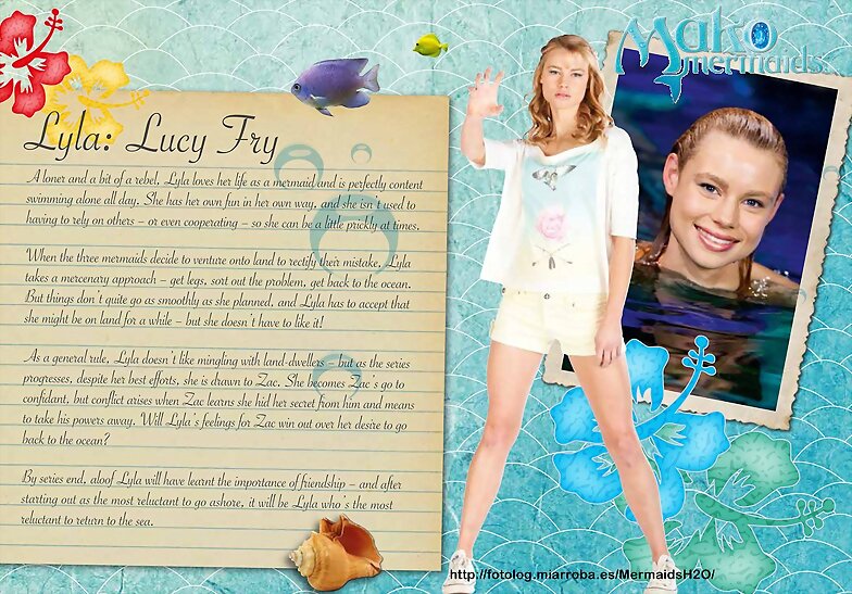 Lucy Fry interpreta a Lyla en Mako Mermaids