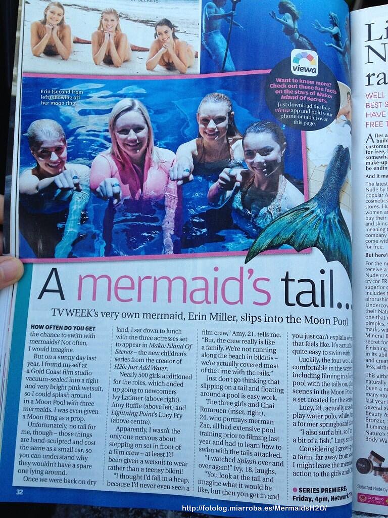 Mako Mermaids Photo: amy, erin, lucy & ivy in the moonpool