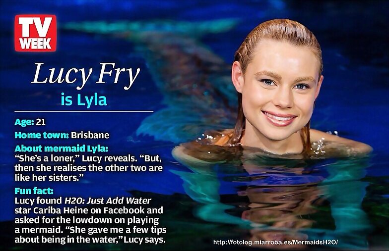 Lucy Fry es Lyla en 'Mako Mermaids'