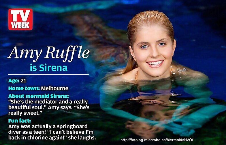 Amy Ruffle es Sirena en 'Mako Mermaids'