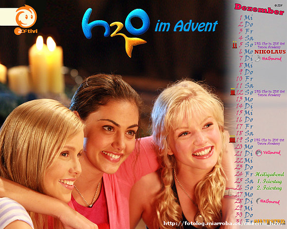 Calendario H2O Diciembre de 2010