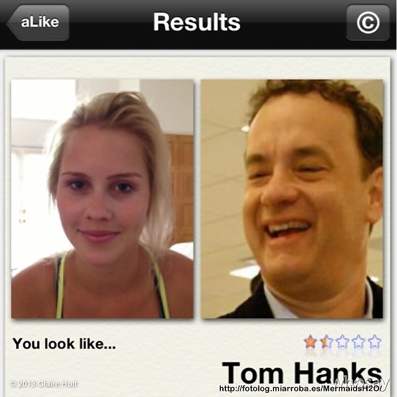 Claire Holt se parece a .... Tom Hanks