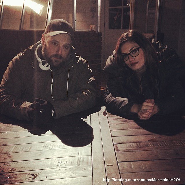 Phoebe Tonkin en el set de The Originals