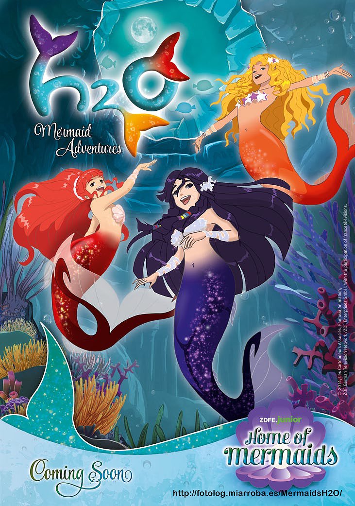 Poster H2O de la serie de dibujos animados