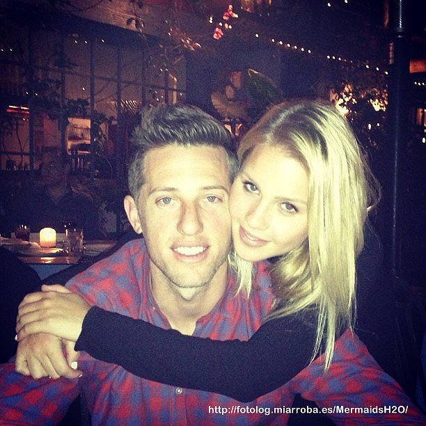 Claire Holt con su novio Matt Kaplan
