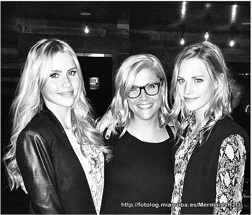 Claire Holt, Annabel Gualazzi y Madeline Holt