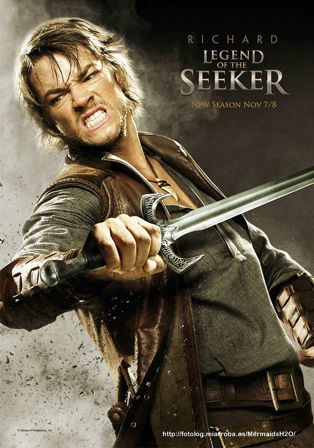 Craig Horner en la serie 'Legend of the Seeker'