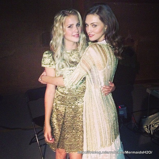 BTS photoshoot Claire Holt y Phoebe Tonkin  en TO