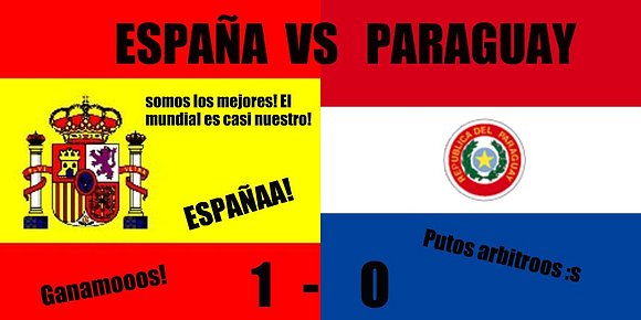 ESPAÑA VS PARAGUAY PARTIDO DE INFARTO!