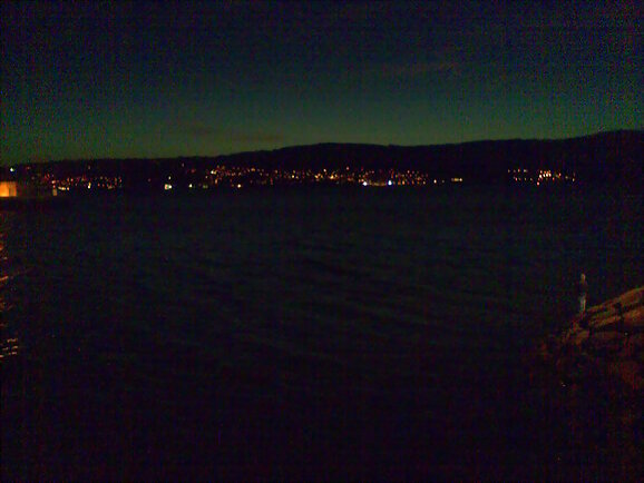Marin, Pontevedra nocturno.