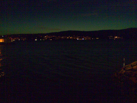 Marin, Pontevedra nocturno.