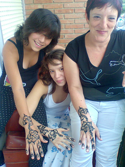 Noemi, Raquel y yo