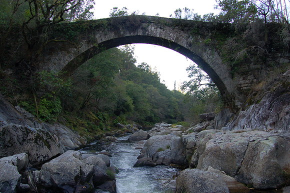 El rio Lerez, Pontevedra.