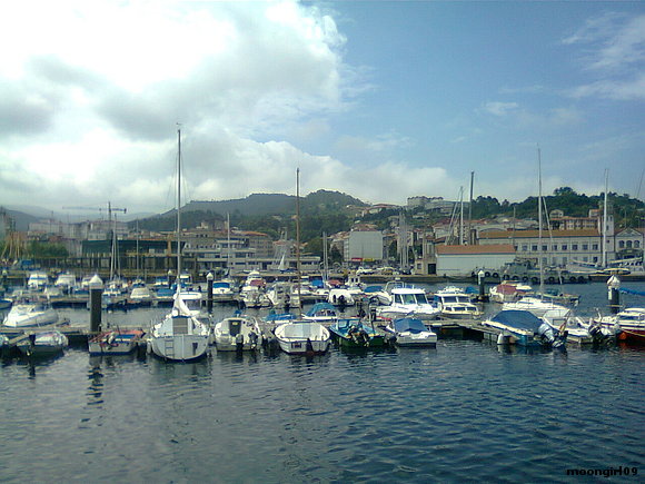 El Puerto de Marin,Pontevedra,Ayer.