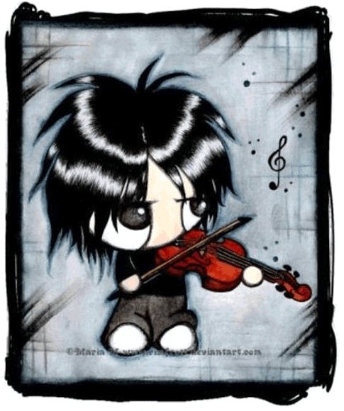 un violin emoo!!♪♪♪♪
